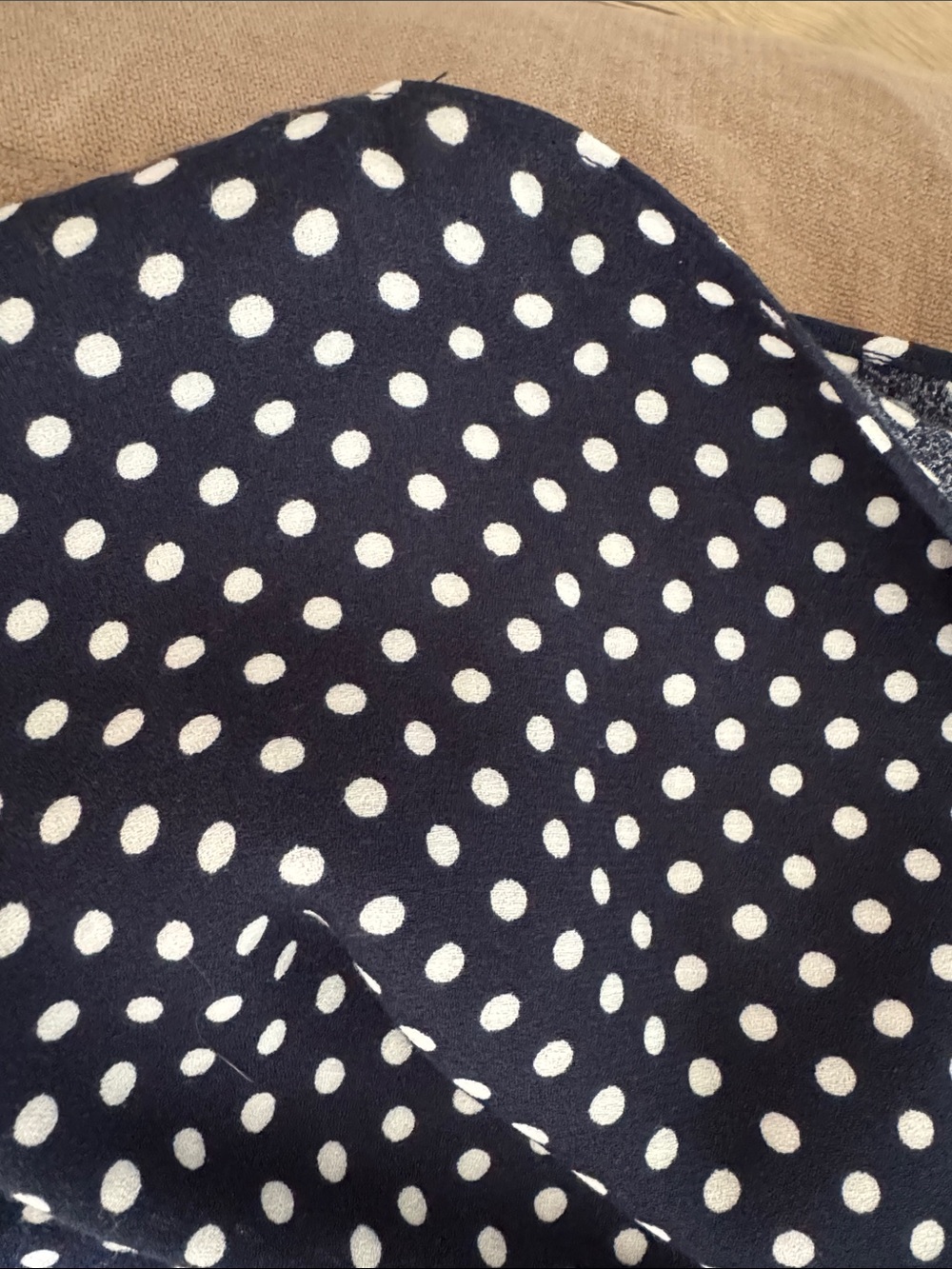Reformation Navy and White Polka Dot Maxi Dress - Picture 9 of 11